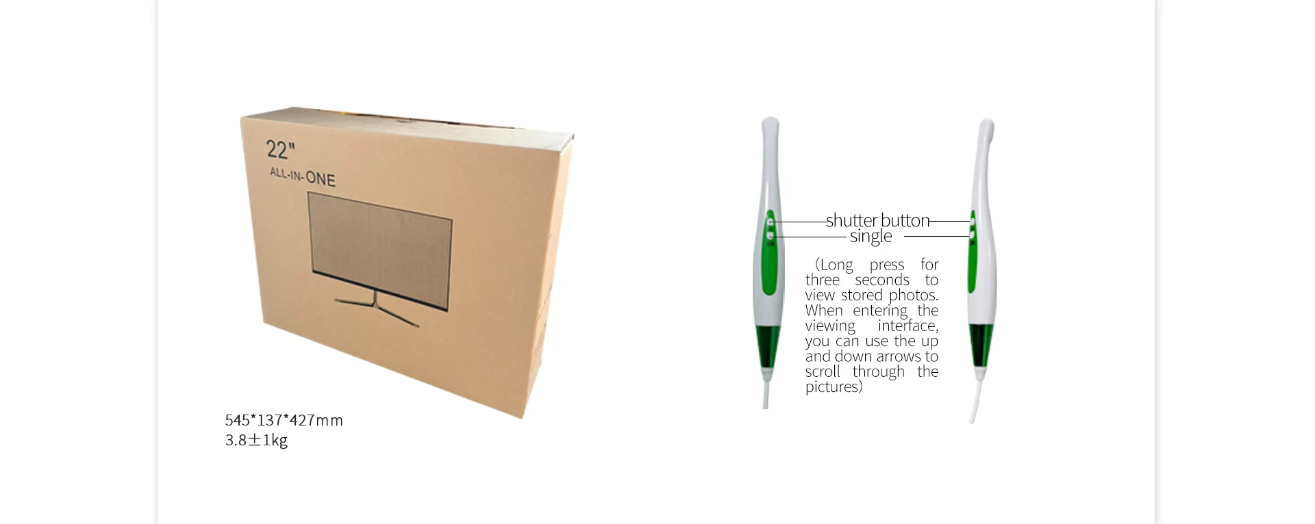 22 Inch Intraoral camera all in one PC 2 22电脑机 03